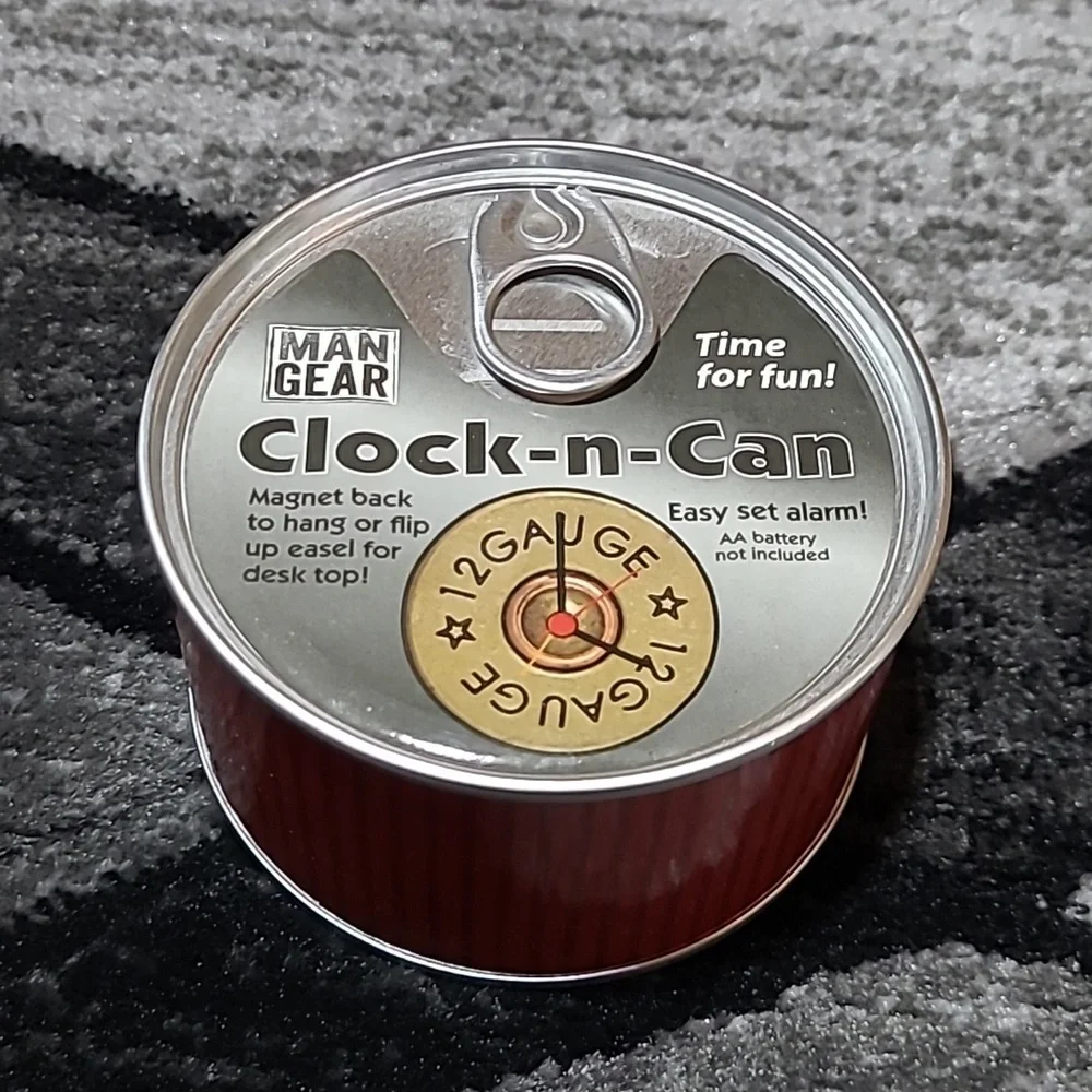 MAN GEAR UNIQUE CLOCK-N-CAN 12 GAUGE THEME NOVELTY 2016 CLOCK